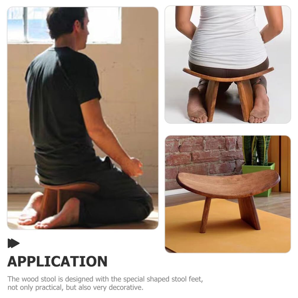 GANAZONO Panca Meditazione Sgabello Meditazione in Ginocchio Sedia Portatile Panca Yoga Sgabello Preghiera per Seduta in Ginocchio Preghiera Viaggio