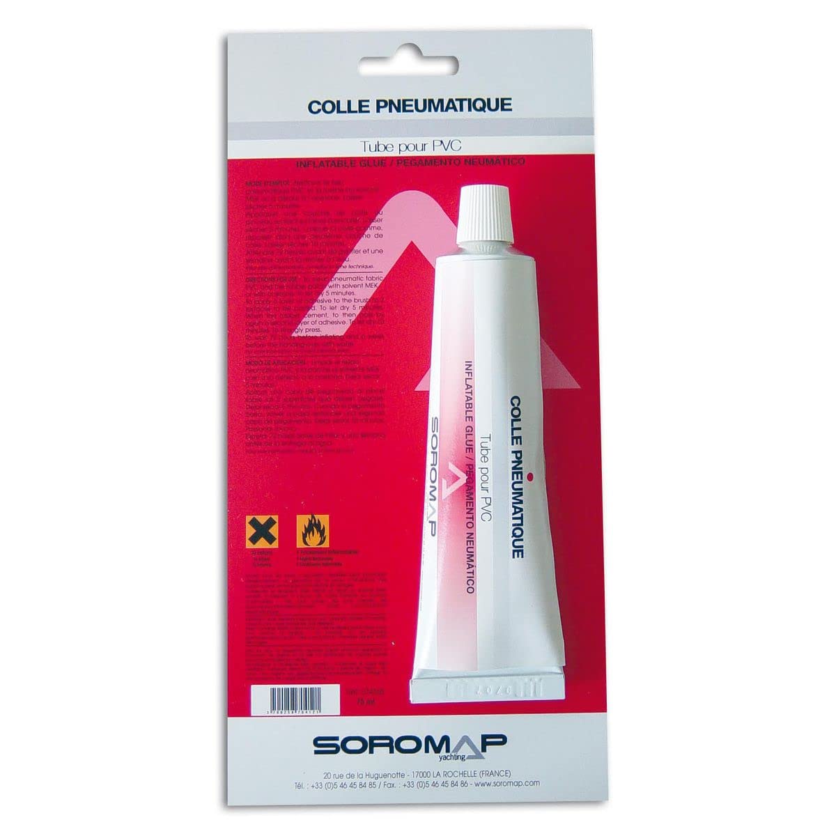 SOROMAP Colle pneumatique tube 75mL