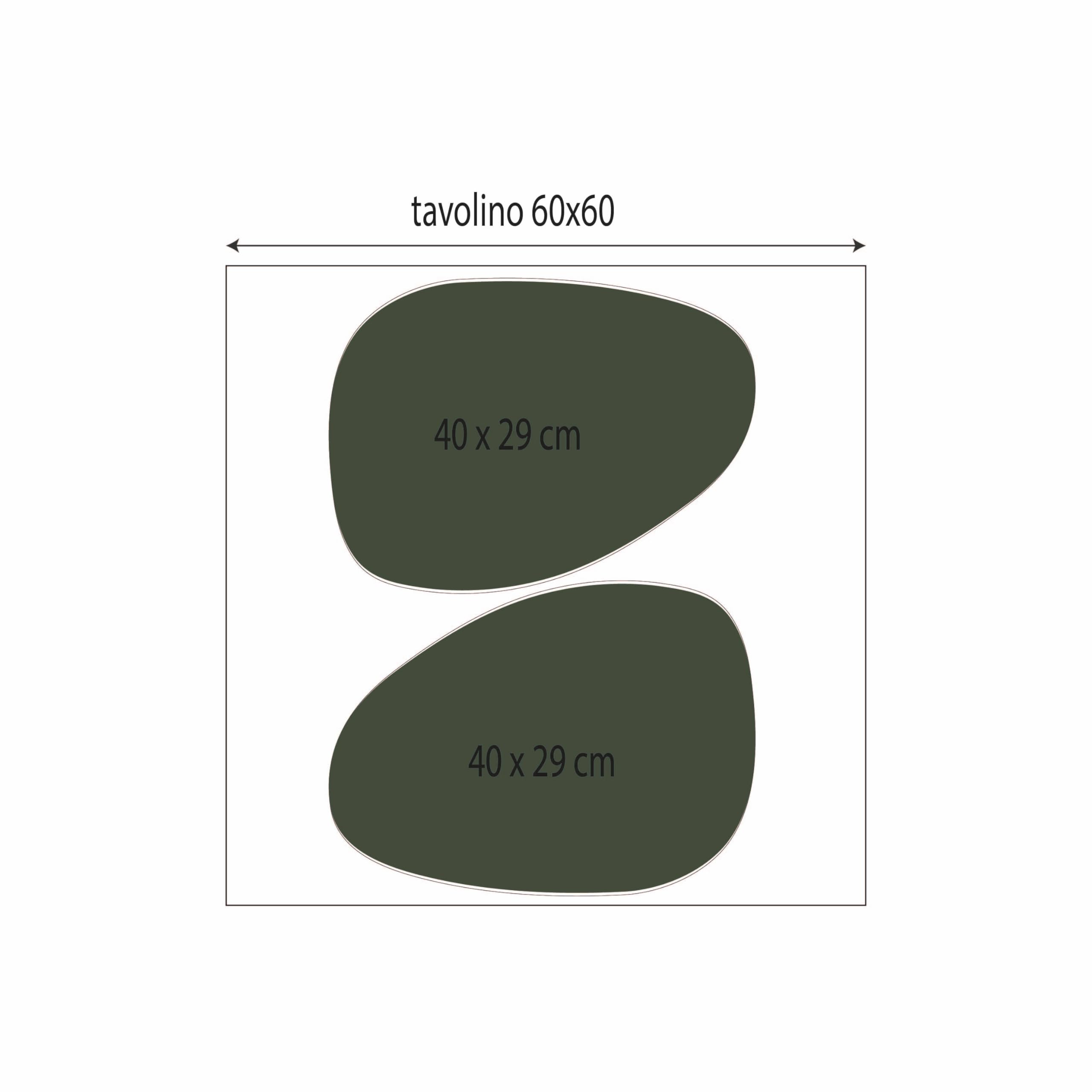 SET 12 pz personalizzabili tovagliette lavabili americane tovagliette ecopelle lavabile antimacchia, per casa, cucina, ristorante, hotel. (Tortora liscio, 12pz - M)