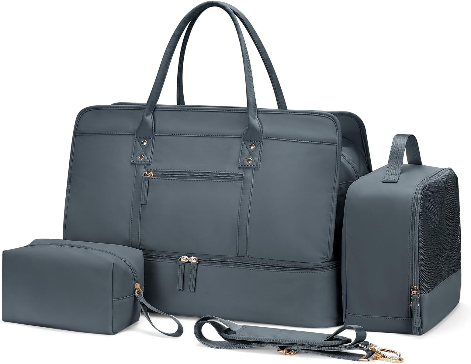 Weekender Bags for Women,Travel Duffel Bag Personal Item Bag with Shoes Compartment