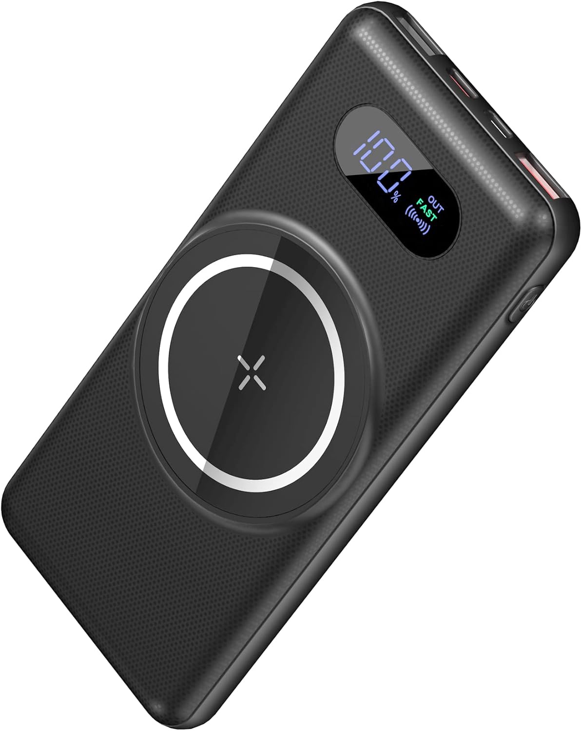 Wireless Portable Charger 10000mAh, 18W Wireless Charging USB