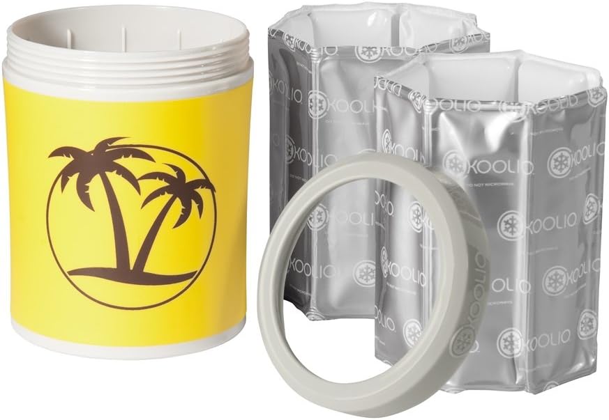 KOOLIO Premium Personal Beverage Cooler, Palm Trees