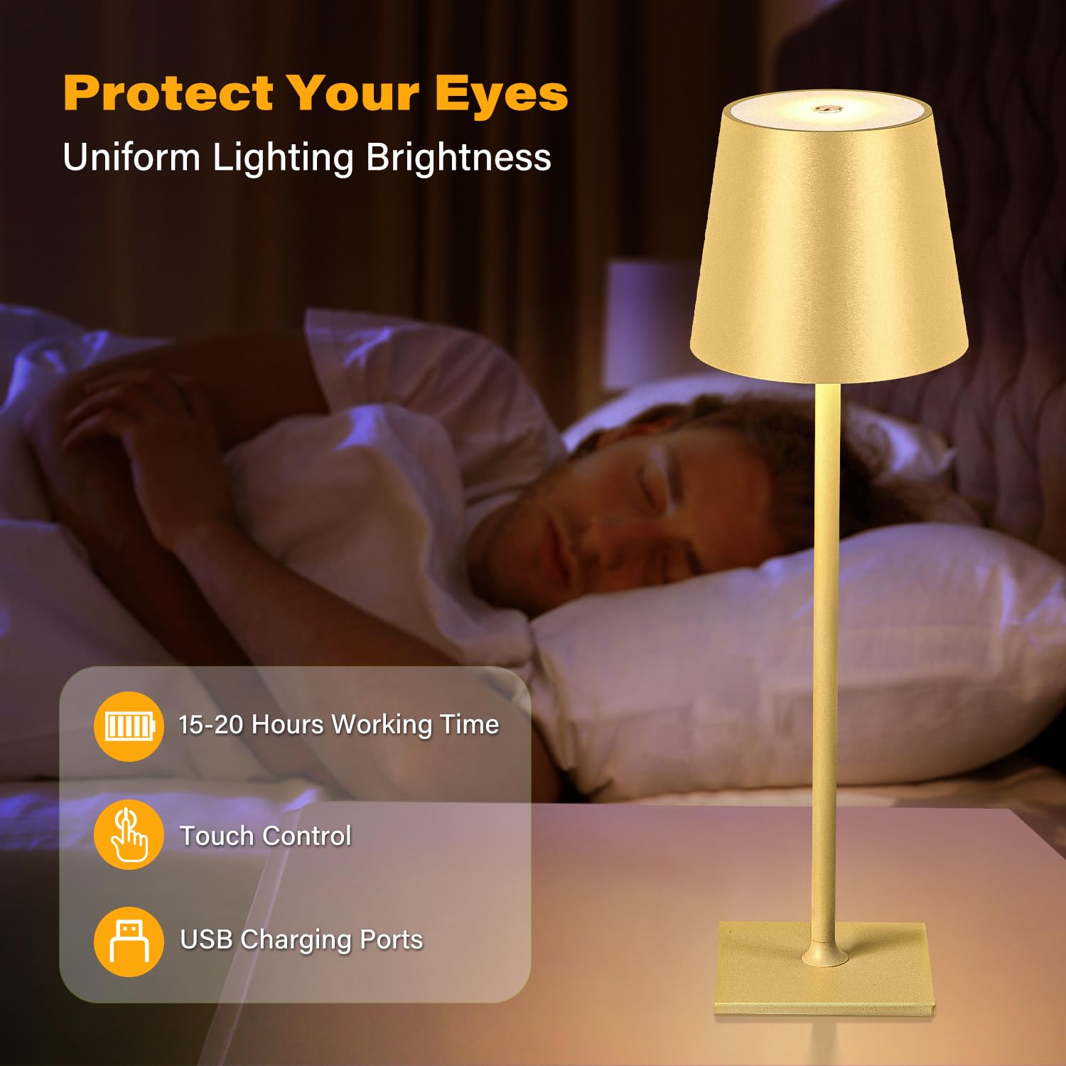 Portable Dimmable LED Table Lamp