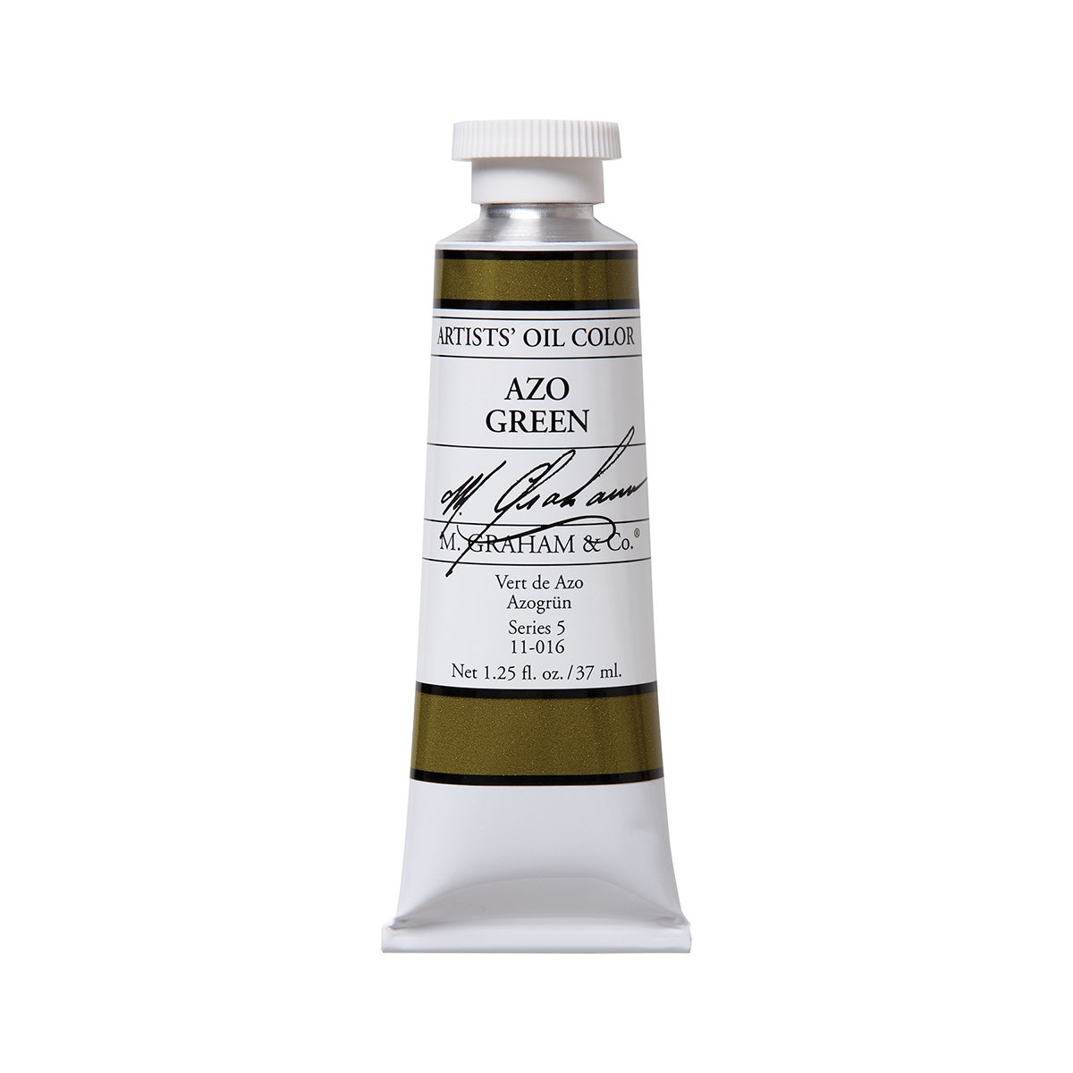 M. Graham 30ml Tube Oil Paint, Azo Green