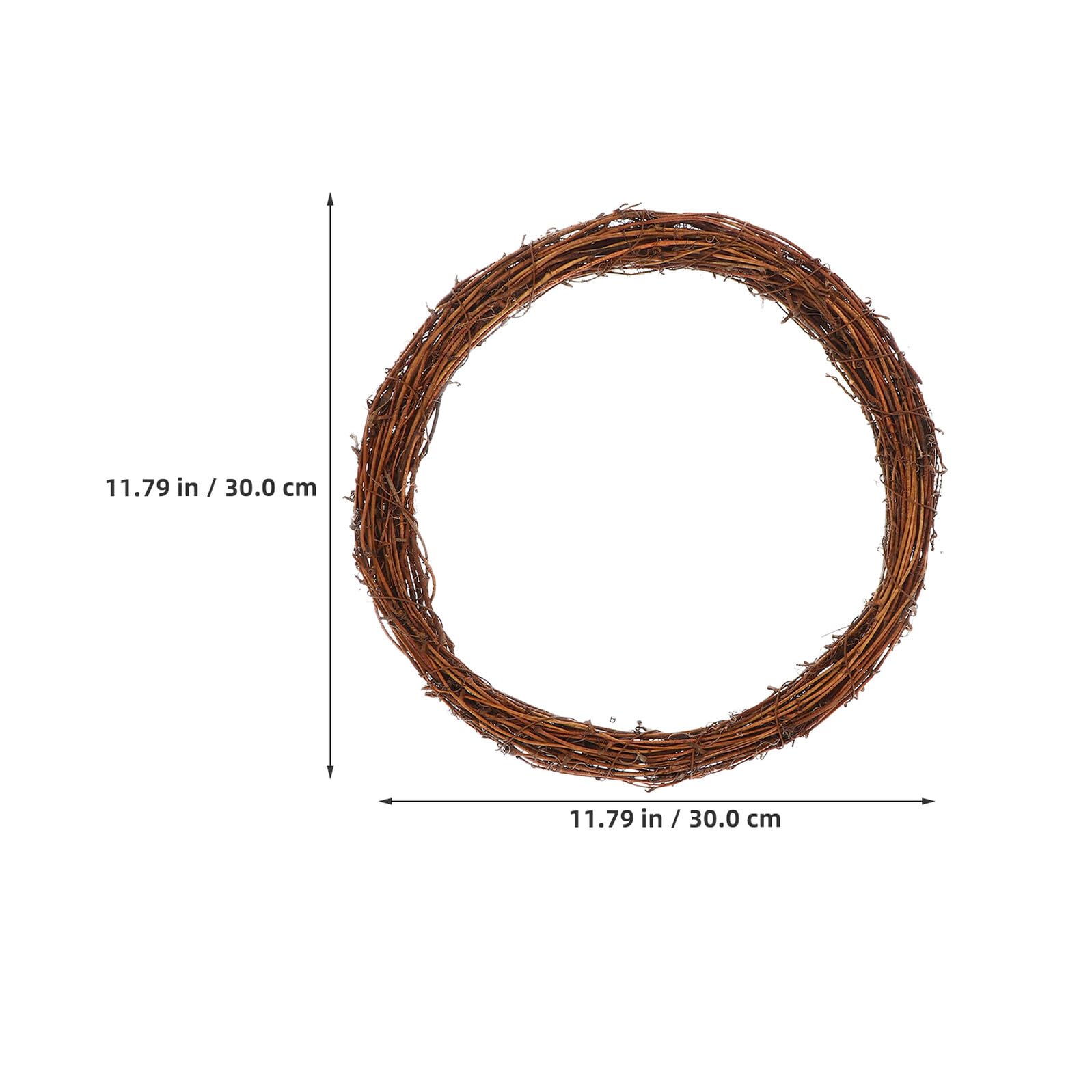 VICASKY 8stücke Weidenkranz aus Zweigen für Bastelarbeiten Kranzrohling für DIY Dekoration Natürlicher Blumenkranzbasis für Heimdekoration