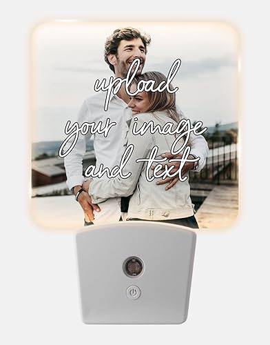 Miniatura 27 de Luces nocturnas personalizadas enchufables a la pared para dormitorio de niños con sensor de encendido/apagado automático, luz nocturna LED blanca