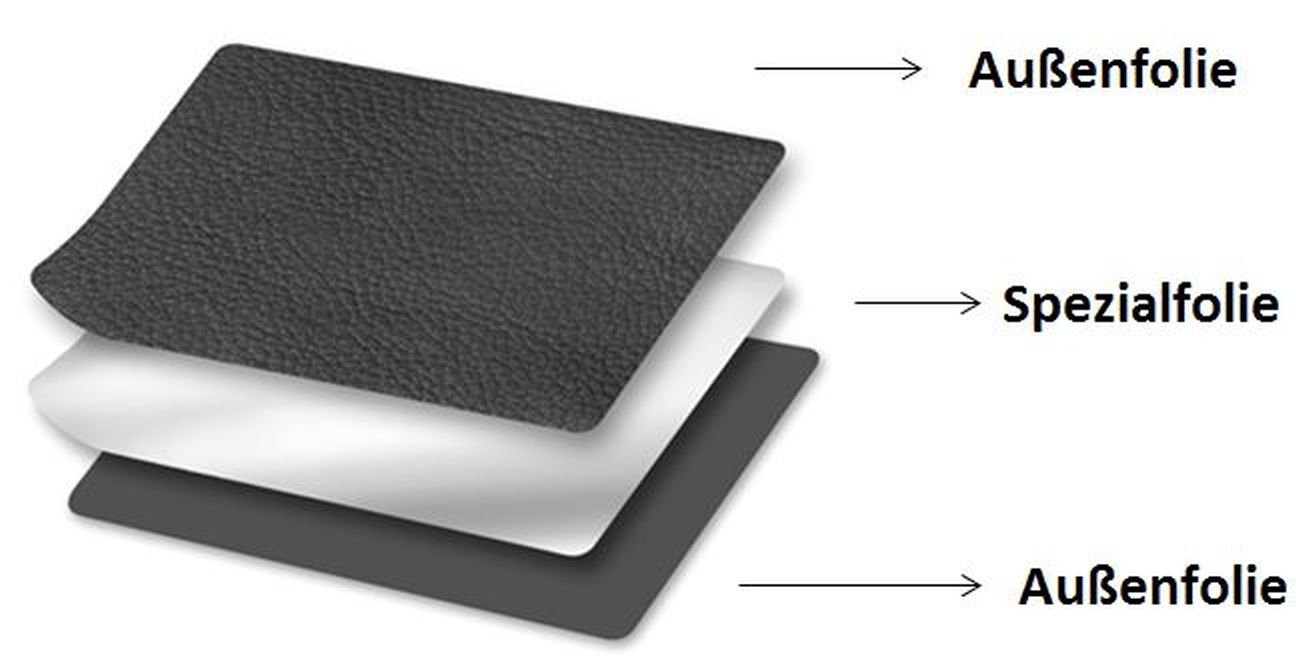 VELOFLEX - etui na paszport Document Safe 100 x 135 mm, kolor bordowy | Ochrona RFID/NFC, z PVC i specjalnej folii, do paszportów elektronicznych z chipem RFID, chronią dane osobowe