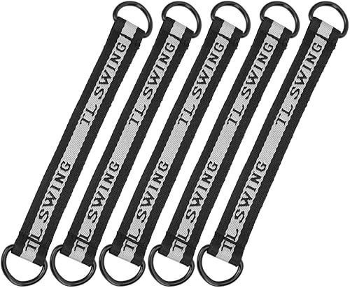 Miniatura 7 de Cinturón colgante para columpio, correa de conexión portátil, accesorios de repuesto de columpio de 5 piezas, cinturón de conexión de columpio,