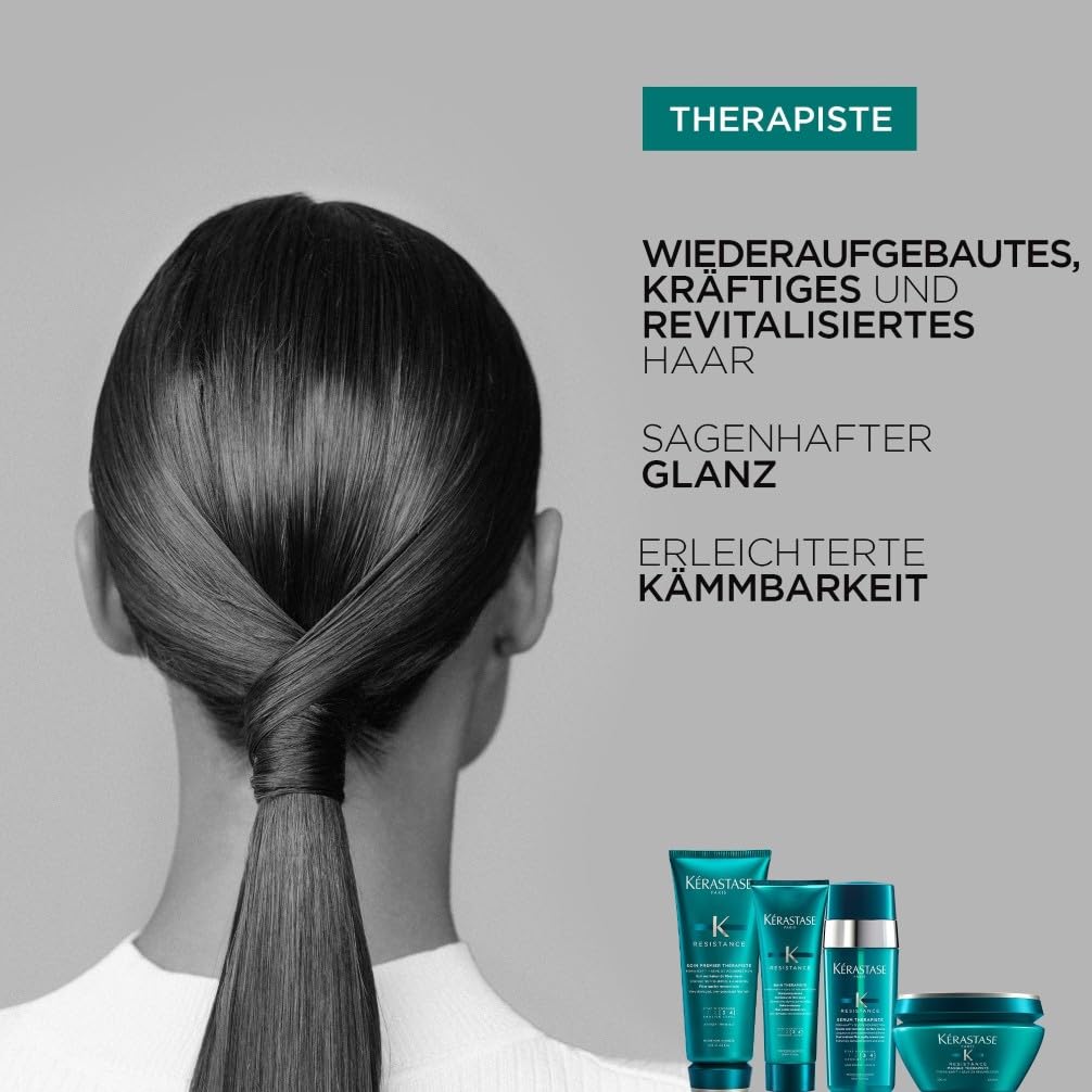 Kérastase, Résistance, Pflegeroutine mit Shampoo, Haarmaske und Haarserum, Für sehr geschädigtes und geschwächtes Haar, Regenerierend und reparierend