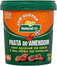 Pasta de Amendoim com Açúcar de Coco e Sal Rosa do Himalaia - Natural Life - Sem Glúten - 450g