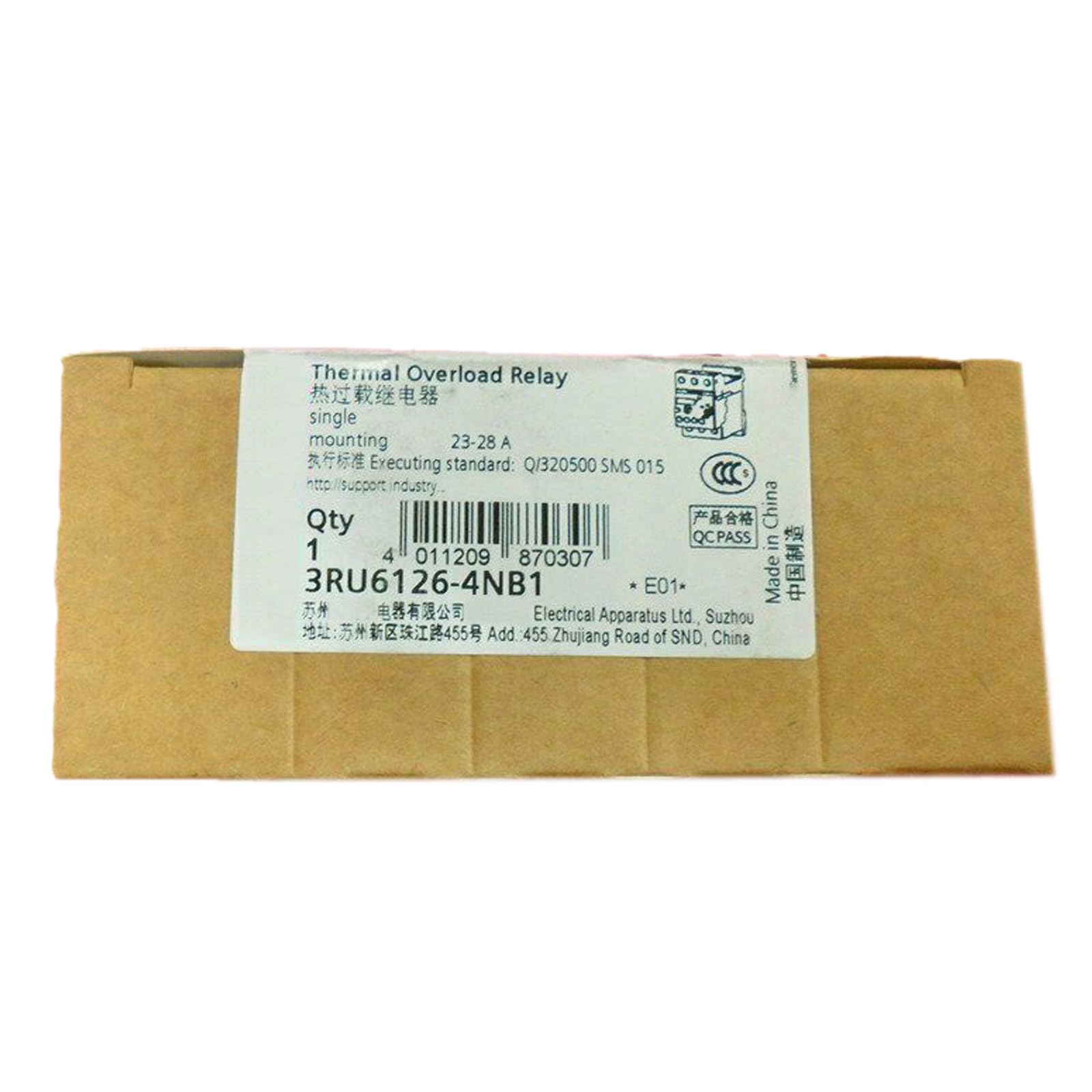 Relais thermique 3RU6126-4NB1 pour protéger vos moteurs industriels