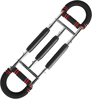 Strength Training Equipment, Arm Exerciser, Chest Workout Tool, Arm Trainer, Chest Workout Tool | 20-100KG U Shape Ergonomic Chests Strength Training Equipment for Home, Boxing, Sports, Fitness