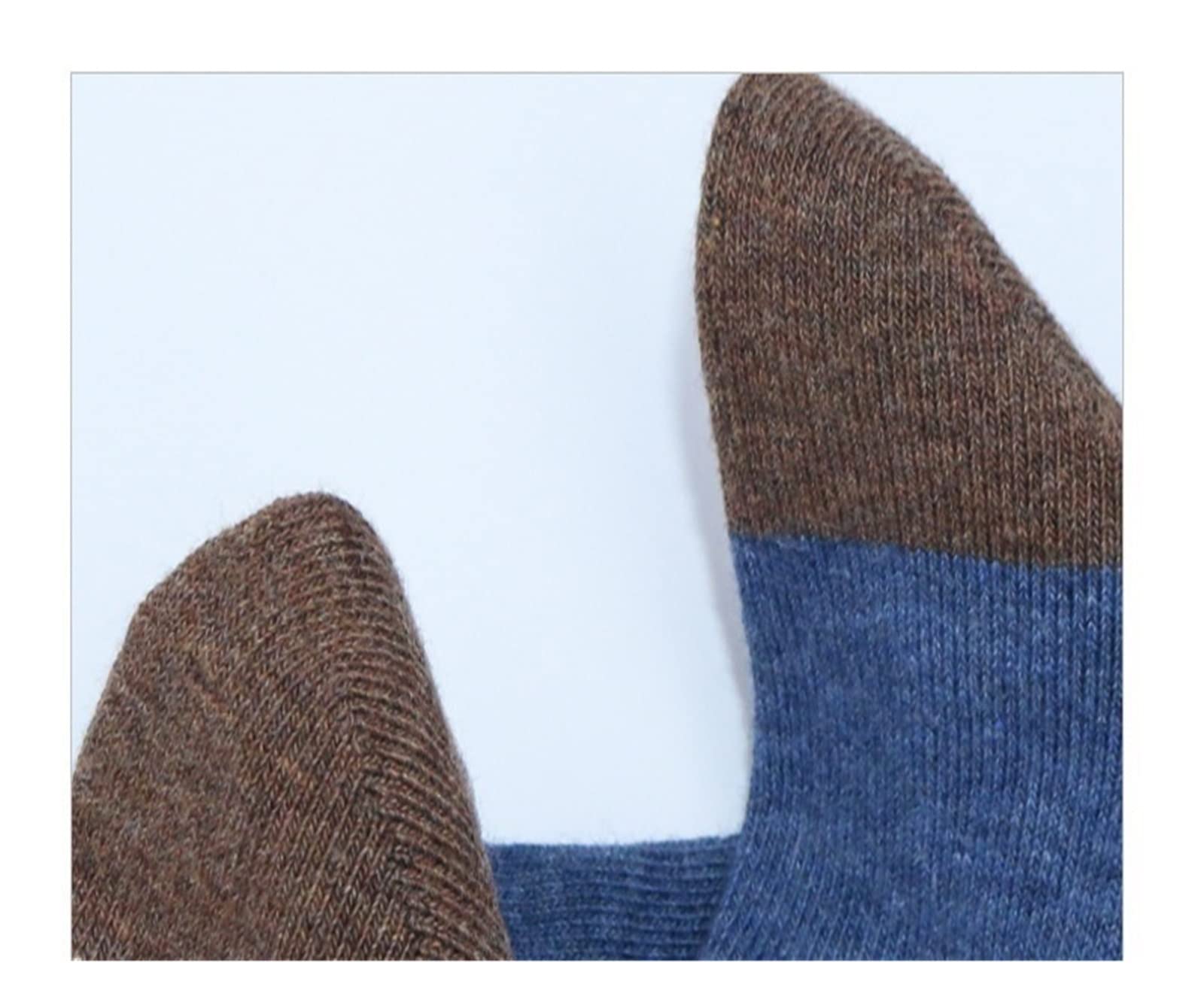 PAXAS Calcetines para Hombres Plus Size Casual Calcetines De Algodón del Tubo Medio De Negocios De Otoño E Invierno A Rayas A Cuadros Hombres Calcetines De Vestir (Color : 3, Size : EU41-48)