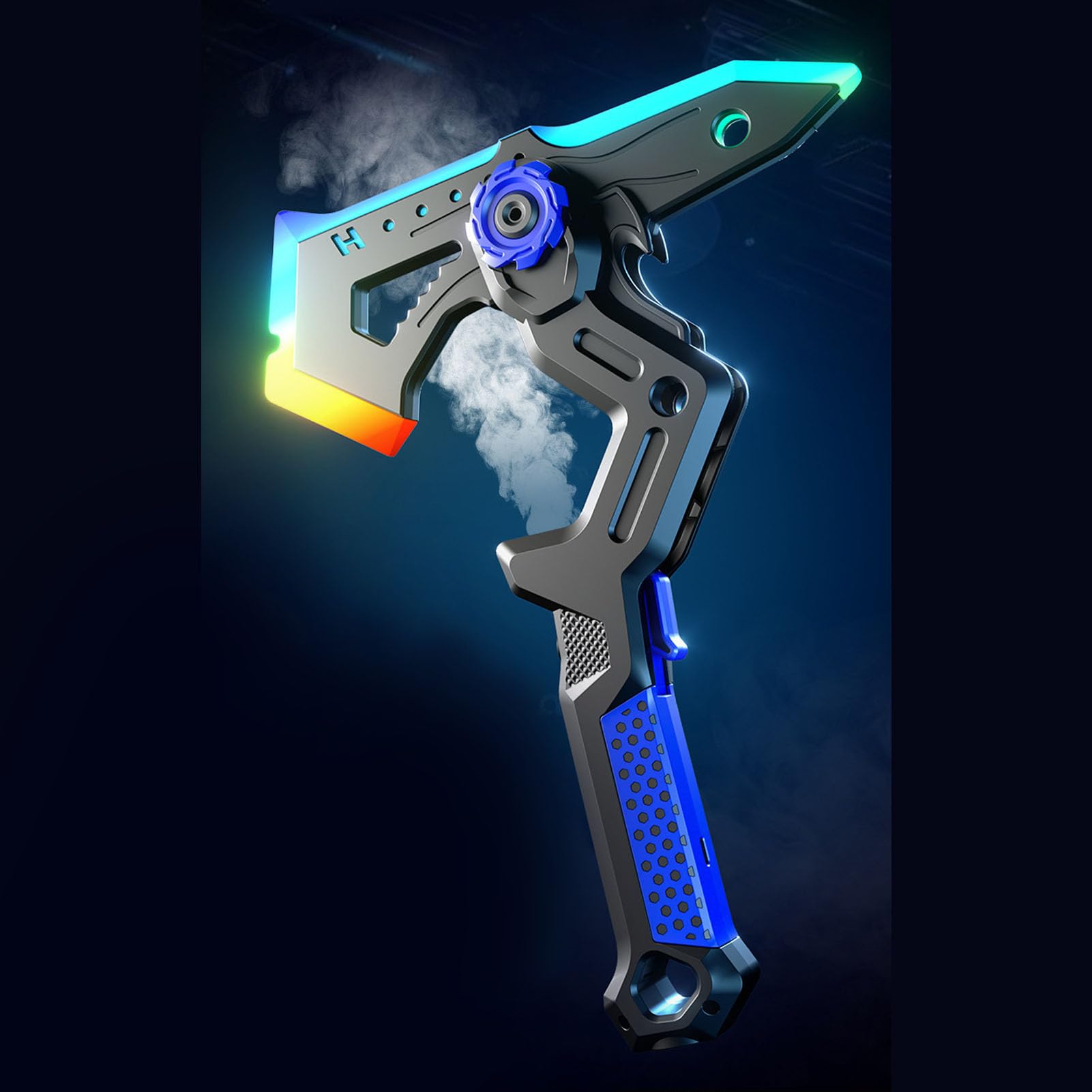Sxhlseller Espada con Luz de Sonido de Hacha, Luces LED Brillantes de Colores y Rociador de Niebla, Juguete Interactivo con Efectos de Sonido de Vibración, para Regalos de Cosplay Presentes