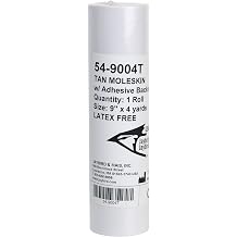 Jaybird and Mais MOLESKIN Moleskin Roll 9 in. x 12 ft. Tan