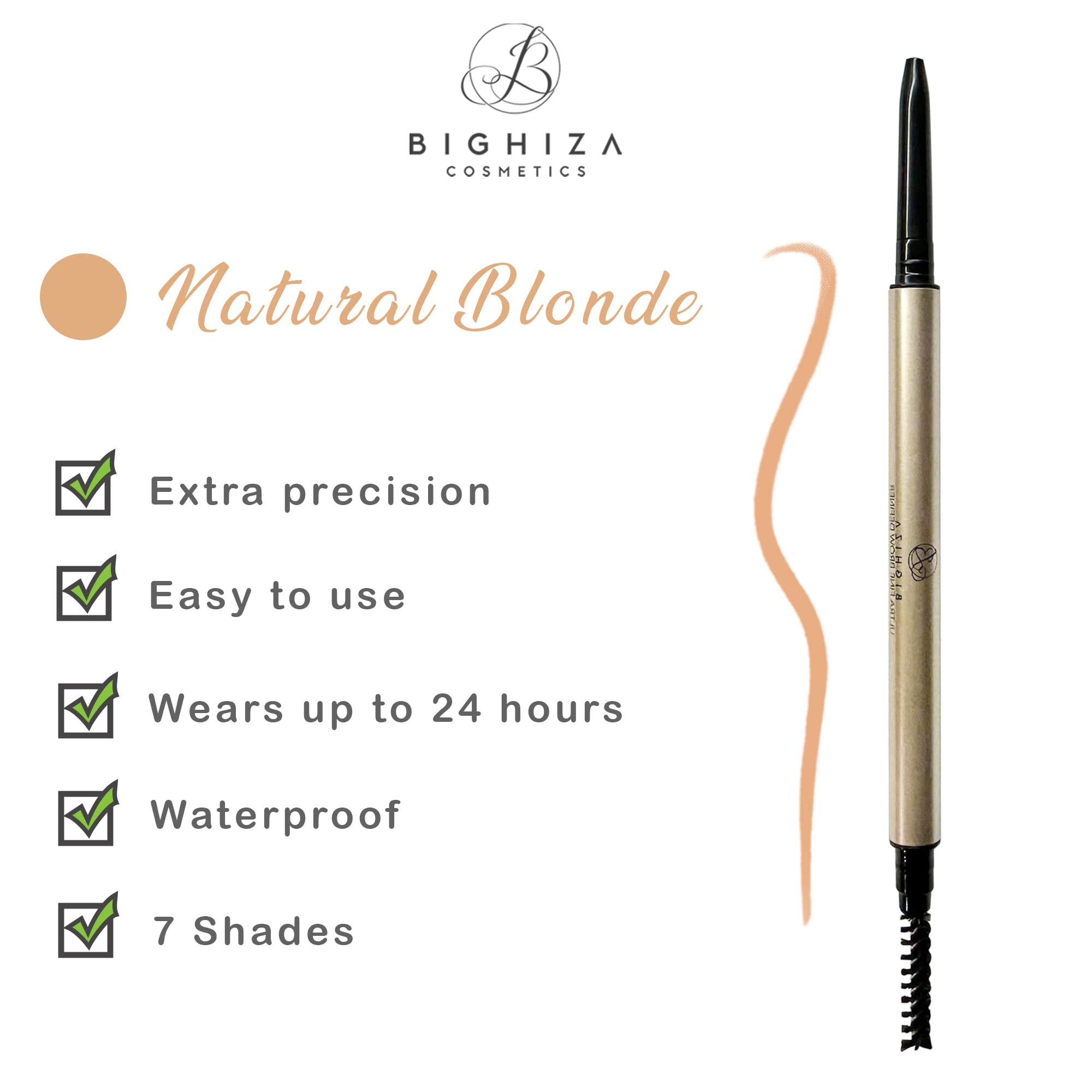 Eyebrow Pencil - Ultra Fine Professional Definer (Natural Blonde)