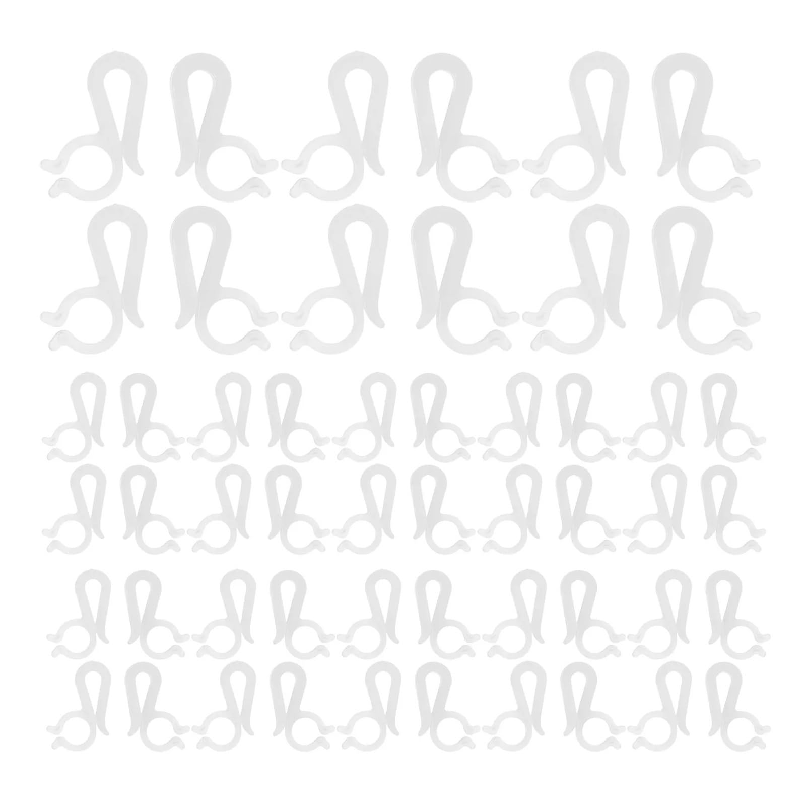 Vaeltor One Color 500Pcs Christmas String Light Clips Outdoor Light Hangers Plastic Hooks Holiday Festival Party Decorations Gutter Roof Use