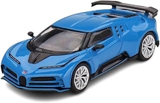TrueScale Miniatures MINI GT 1/64 ブガッティ チェントディエチ ブガッティ・ブルー 左ハンドル 完成品