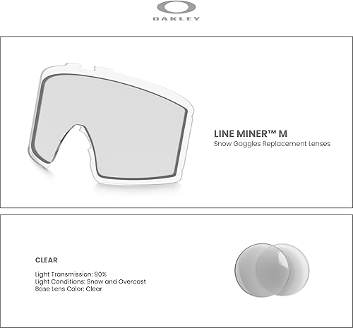 Miniatura 3 de Oakley Line Miner Medium Ski Goggles REPLACEMENT LENSES OO7093 For Men For Women +Designer iWear Care Kit