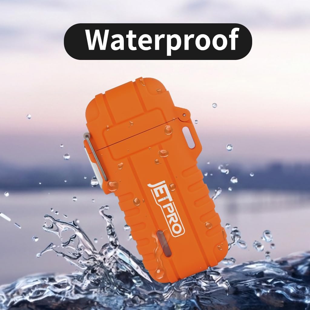 Telescopic Refillable Butane Torch Lighter Waterproof Windproof Safety Lock & Lanyard for Camping BBQ Culinary Creme Brulee Welding DIY Outdoor Survival(Butane Gas Not Included) image 3