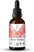 Vista 1 de Bitter Melon USDA Organic Extracto sin alcohol, tintura, gotas de hierbas orgánicas Suplemento hecho de melón amargo natural orgánico 100%