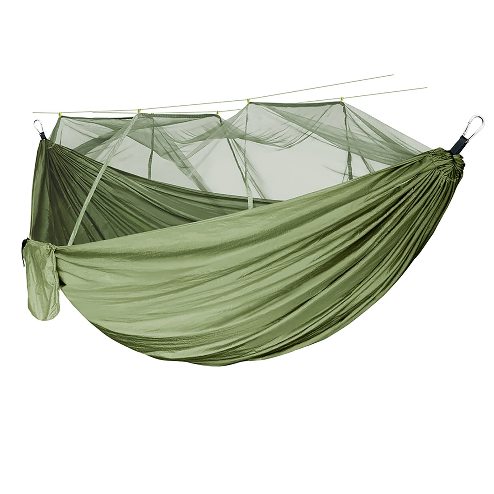 hammock, Travel Camping, 300 kg Load Capacity, Breathable, Quick-Drying Parachute Nylon, 275 x 140 cm