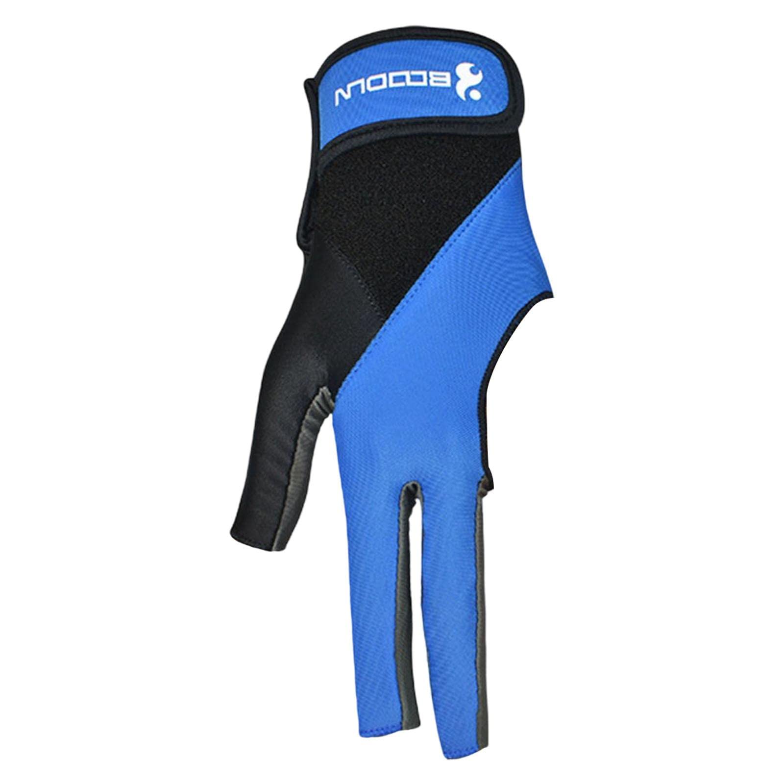 UJEAVETTE 3 Finger Billiards Glove Breathable Elastic Handwear Snooker Cue Glove Blue (B0BJTP99TP) Amazon Price History, Amazon Price Tracker