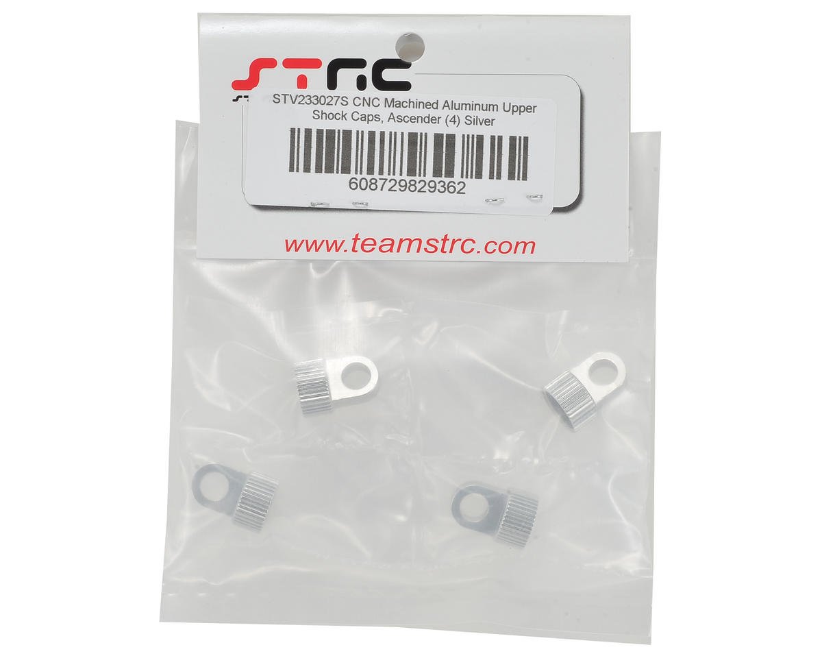 J Concepts 24932 Fin, Shock 5mm Off-Set Spring Cup, Black (2Pc.) Fits - B6 | B6D Long and Short Shock Eyelet