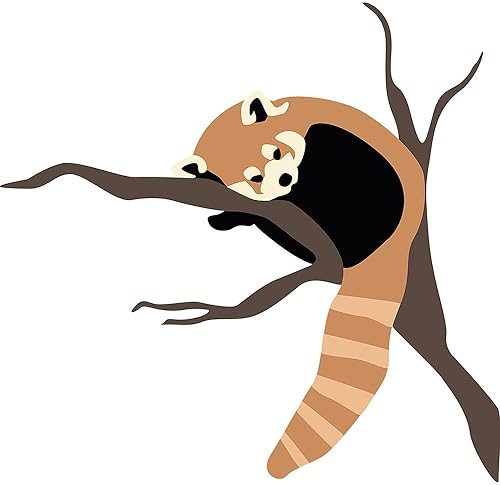 Miniatura 3 de CafePress Taza de café de cerámica de 11 oz (11.0 fl oz) con diseño de panda rojo