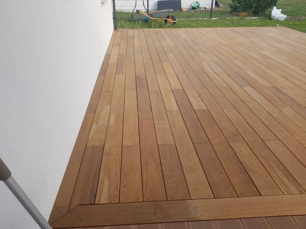 Lame de terrasse en IPÈ 21 * 145m gamme Arcachon (185 - CM)