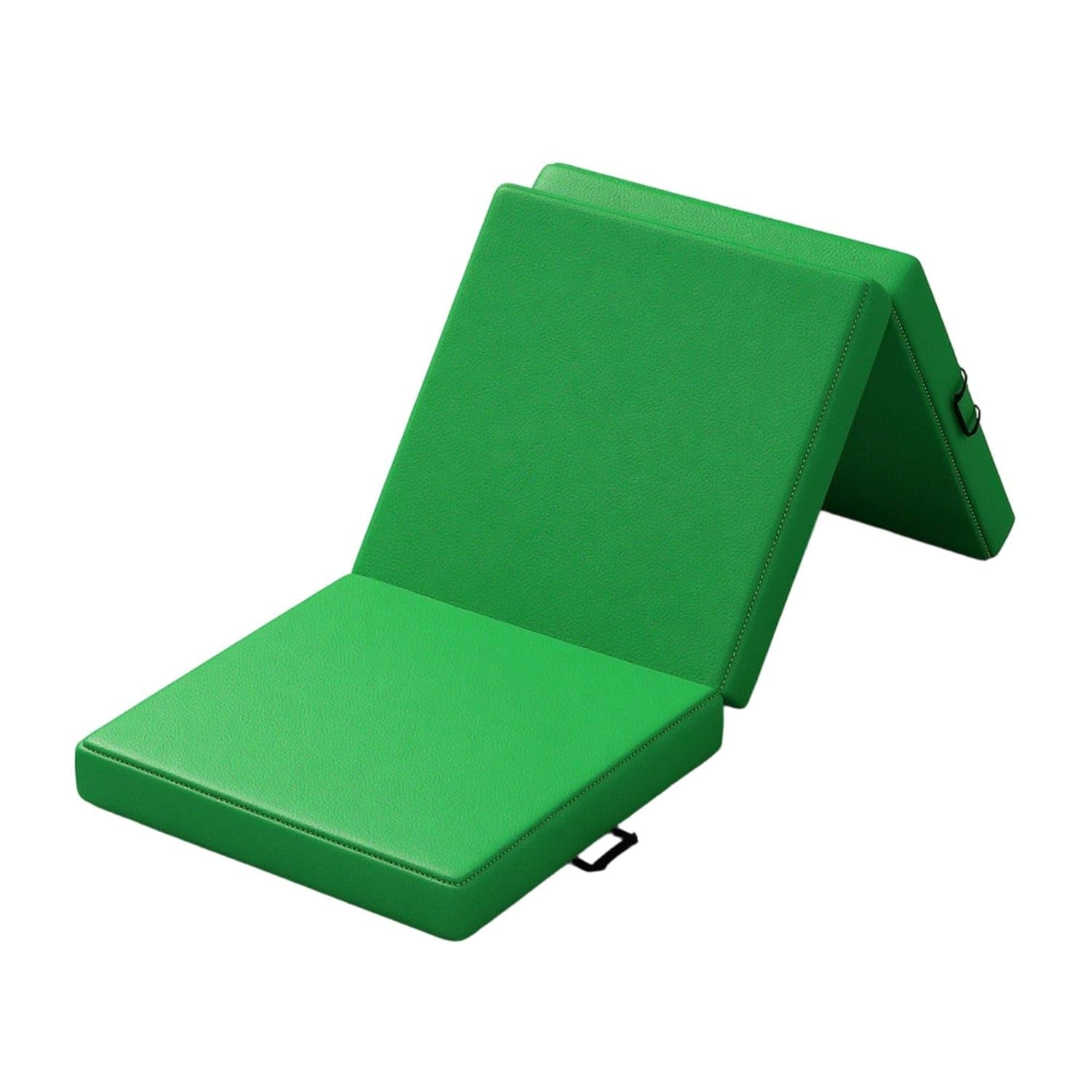 Foldable Tri-Fold Exercise Mat Easy to Clean Folding Exercise Mat Portable Compact for Gymnasts, Yogis, Home Gym, Stretching, Mindful Movement, Tumbling, Forest Green, 180-60-5cm-image-28