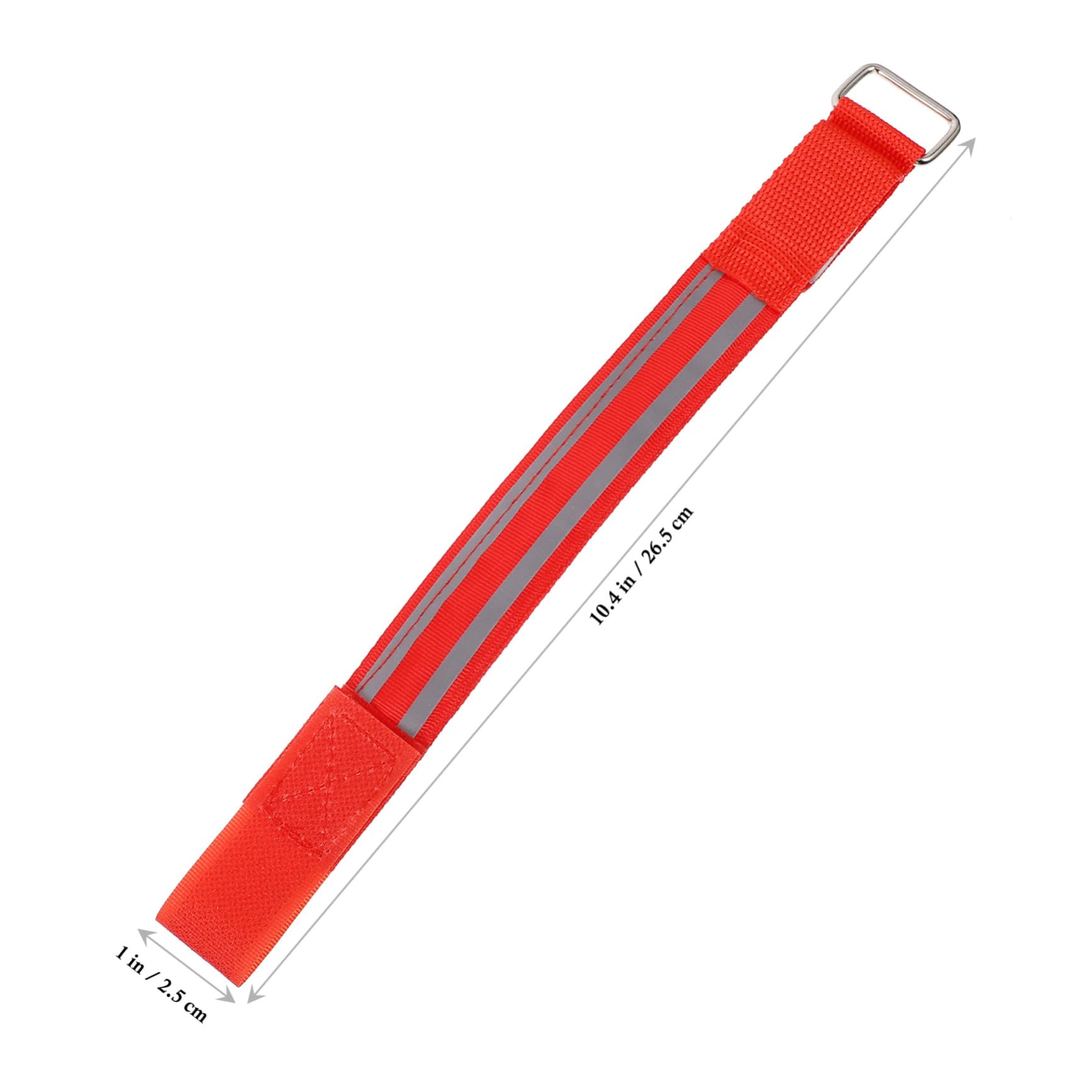 Sosoport Luces de Marcha LED muñequera LED Pulseras Luminosas Accesorios Running Accesorios para Running brazaletes Intermitentes Pulseras de Brillo LED con Electronica LED Rojo