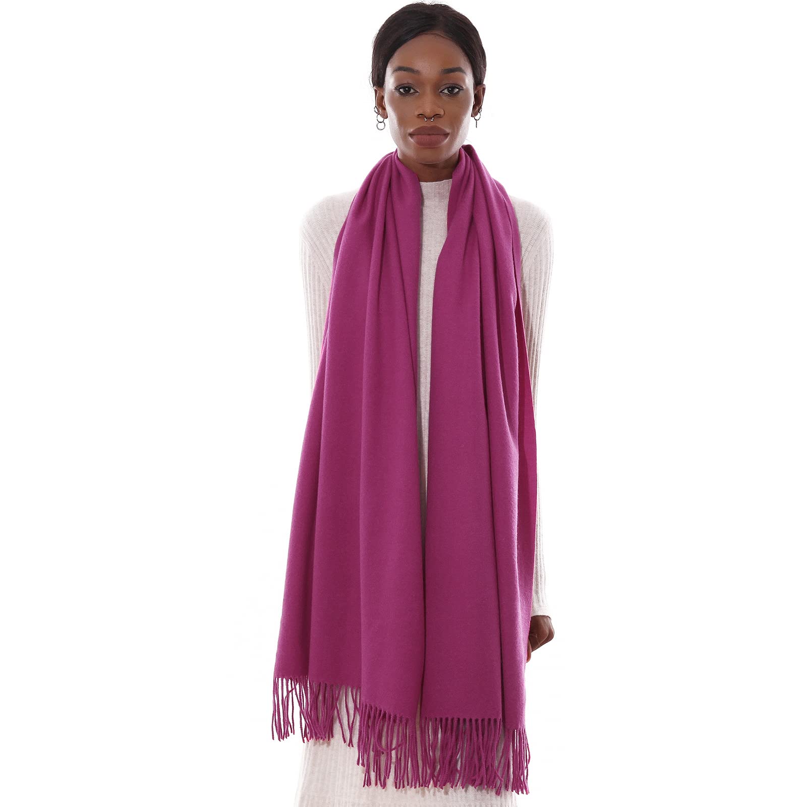 Sciarpa Pashmina Donna Invernale Scialle Sciarpe Elegante Cerimonia Grande Stole Foulard Scialle da Abito Sera