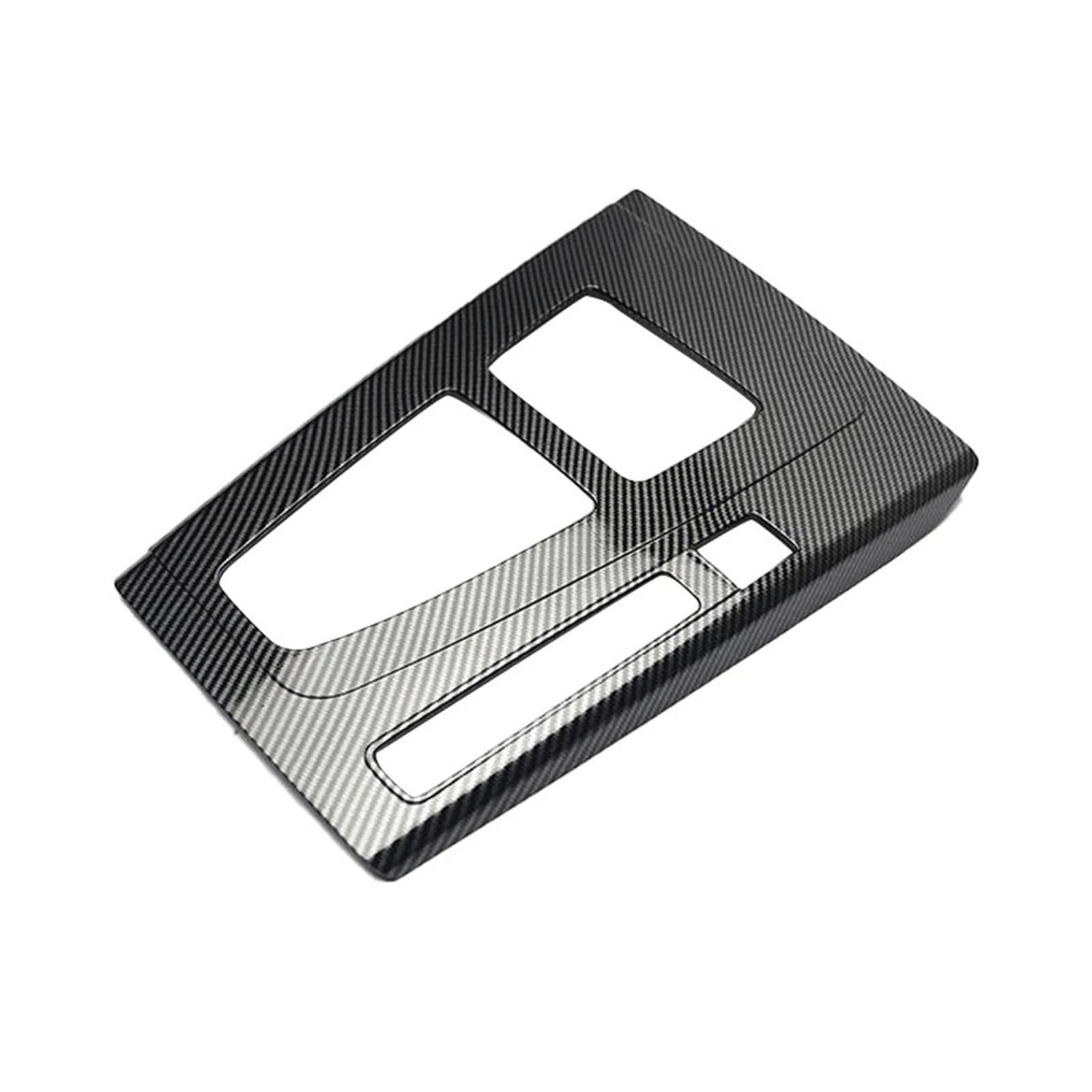 Zentrale Bedienfeld-Abdeckung Für Q5 Q5L FY 2018 2019 2020 2021 LHD Auto Styling ABS Carbon Fiber Texture Center Control Getriebe Shift Panel Rahmen Abdeckung Trim Trim Aufkleber Innen Zubehör(Style A