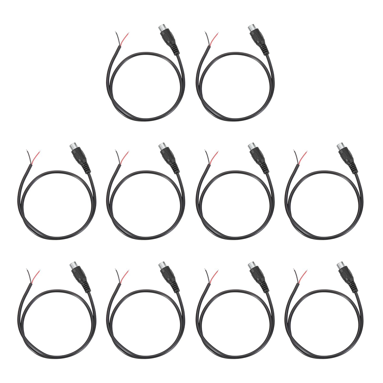 Câble RCA femelle vers fil nu 22 AWG 5m pour réparer une connectique d'enceinte hifi défaillante