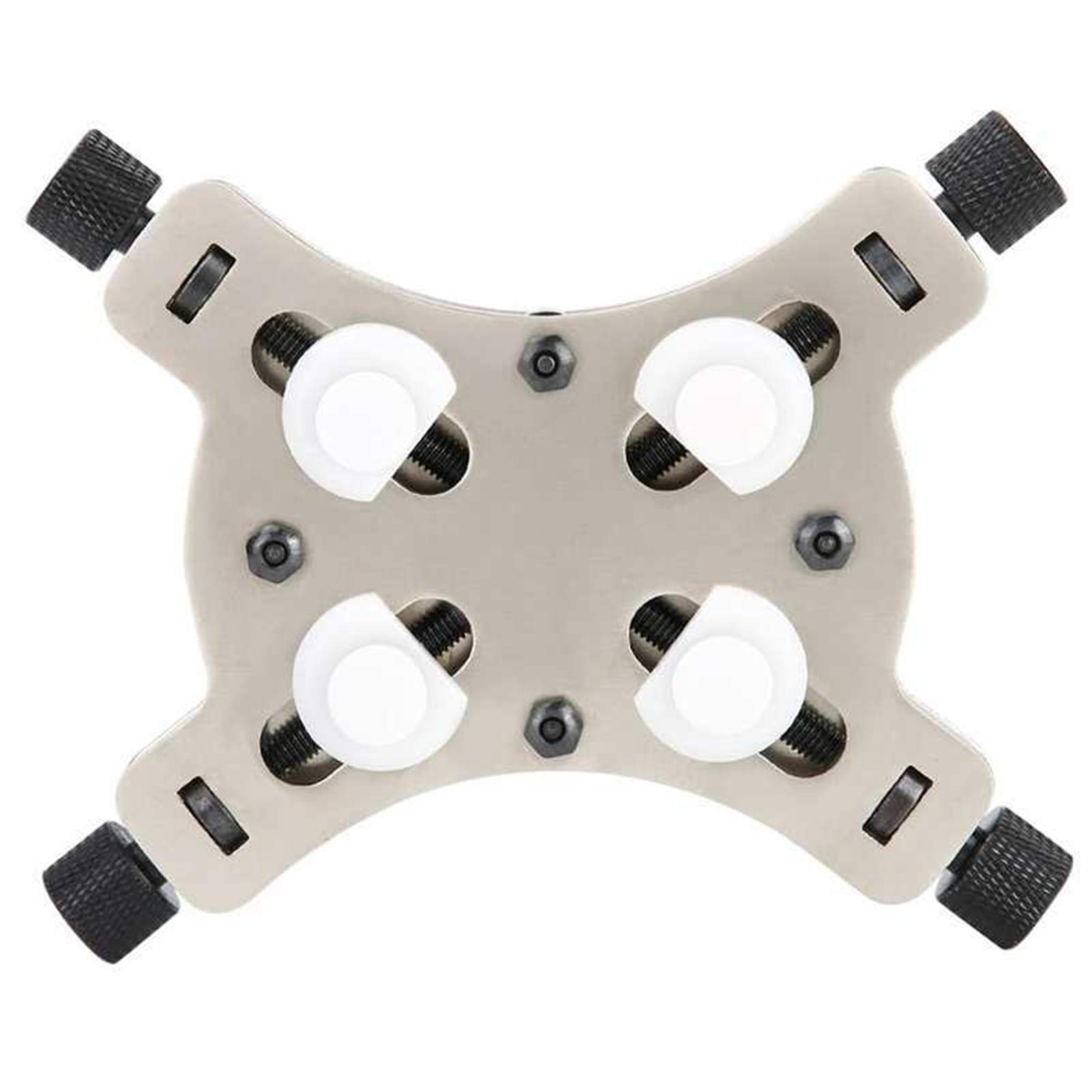 Accesorios para Herramientas de relojería, Soporte para Caja de Reloj, Abrazadera de sujeción, Herramienta de reparación de Metal para relojeros, diámetro máximo 60 mm.