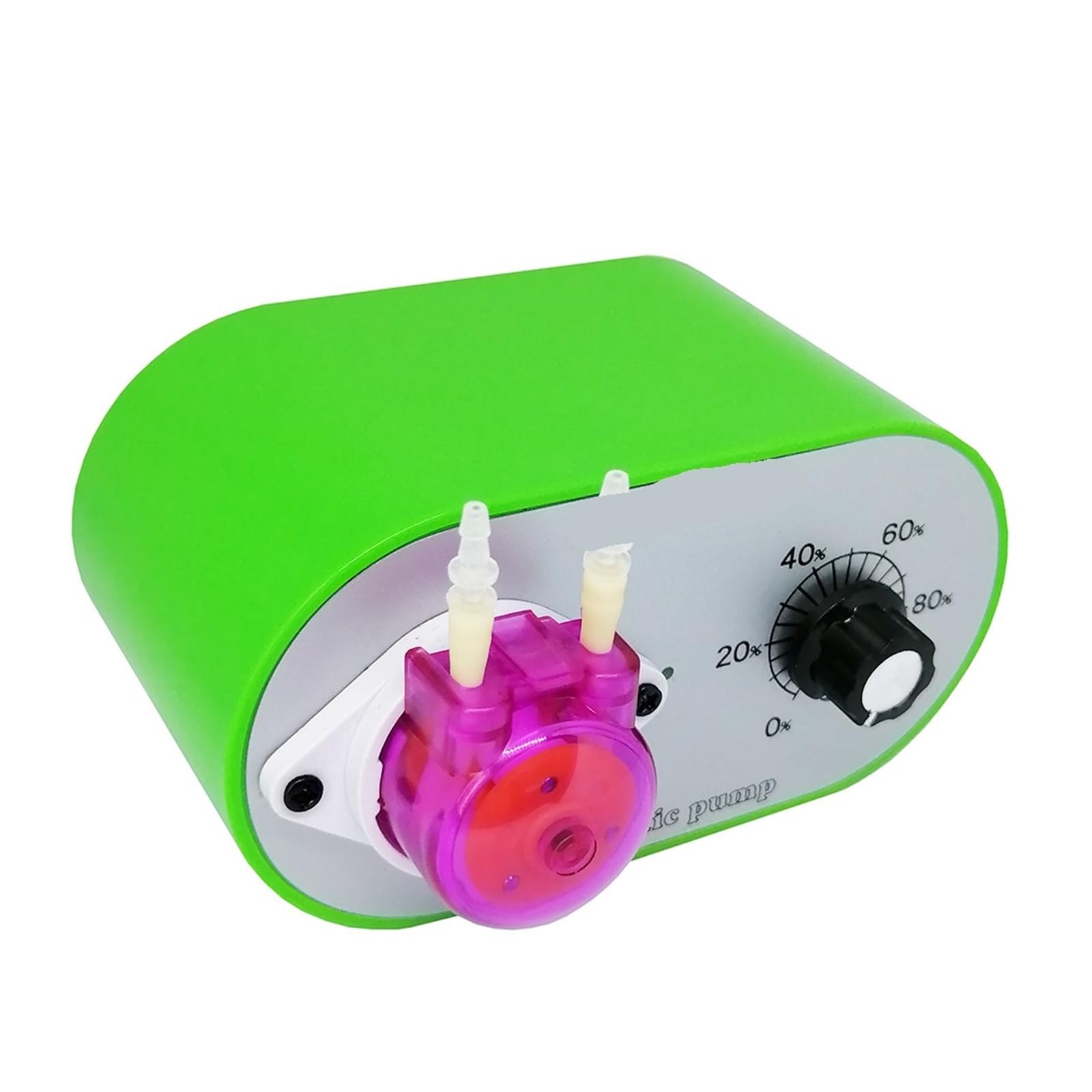 Bomba peristáltica de bombeo de agua rotativa con caudal ajustable de 0 a 60 ml/min.