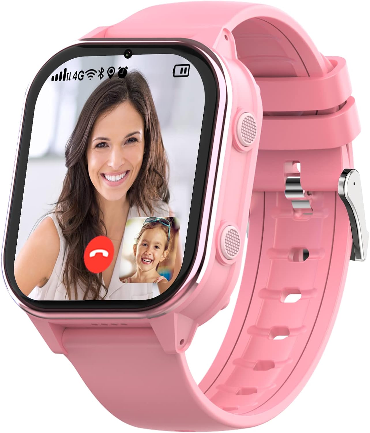 SEVGTAR Smartwatch GPS 4G con Videochiamata, Smart Watch Con Immagini e Messaggi Vocali, Orologio Intelligente Contapassi Calorie Musica WIF Bluetooth SOS, Adatto a Bambini Sopra i 5 Anni, Rosa SEVGTAR Smartwatch GPS 4G con Videochiamata, Smart Watch Con Immagini e Messaggi Vocali, Orologio Intelligente Contapassi Calorie Musica WIF Bluetooth SOS, Adatto a Bambini Sopra i 5 Anni, Rosa