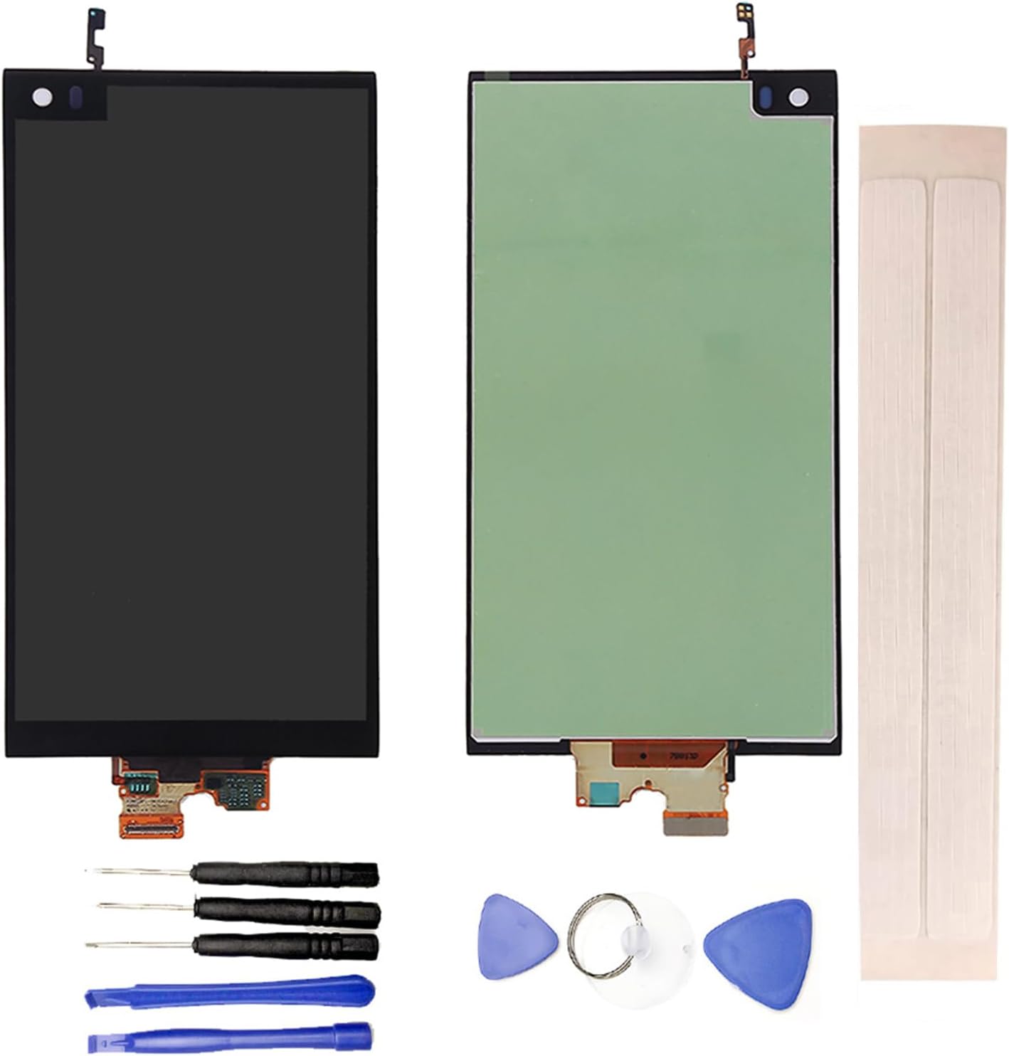 LCD Display & Replacement Touch Screen Digitizer Assembly with Free Tools for L-G V20 H910 H918 LS997 US996 VS995 H990 Black