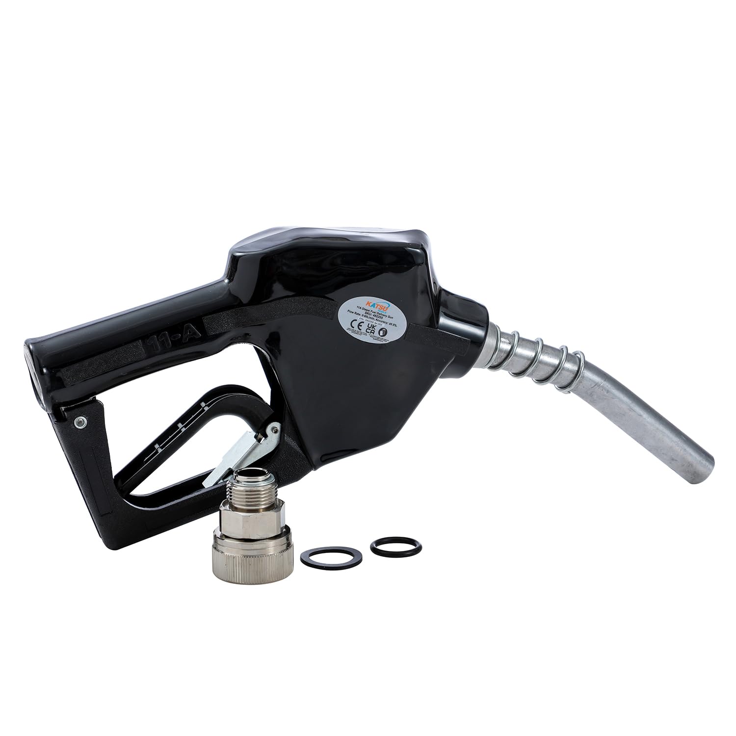 KATSU Pistola Gasolio Automatica Alluminio Diesel Dispensing Trigger Ugello Pistola Olio Combustibile Rifornimento Ugello di Trasferimento 482205