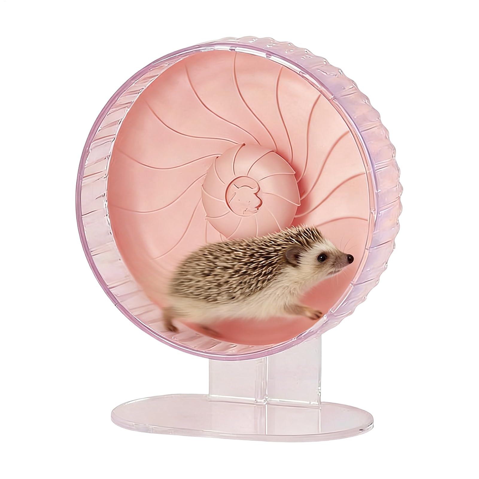 Ruota Criceti Silenziosa Habitat Con Altezza Regolabile, Silenziosi E | Ruota Per Criceti Nani Arricchimento per Animali Domestici Coniglio Furetto Riccio Sugar Glider Topi Gerbillo