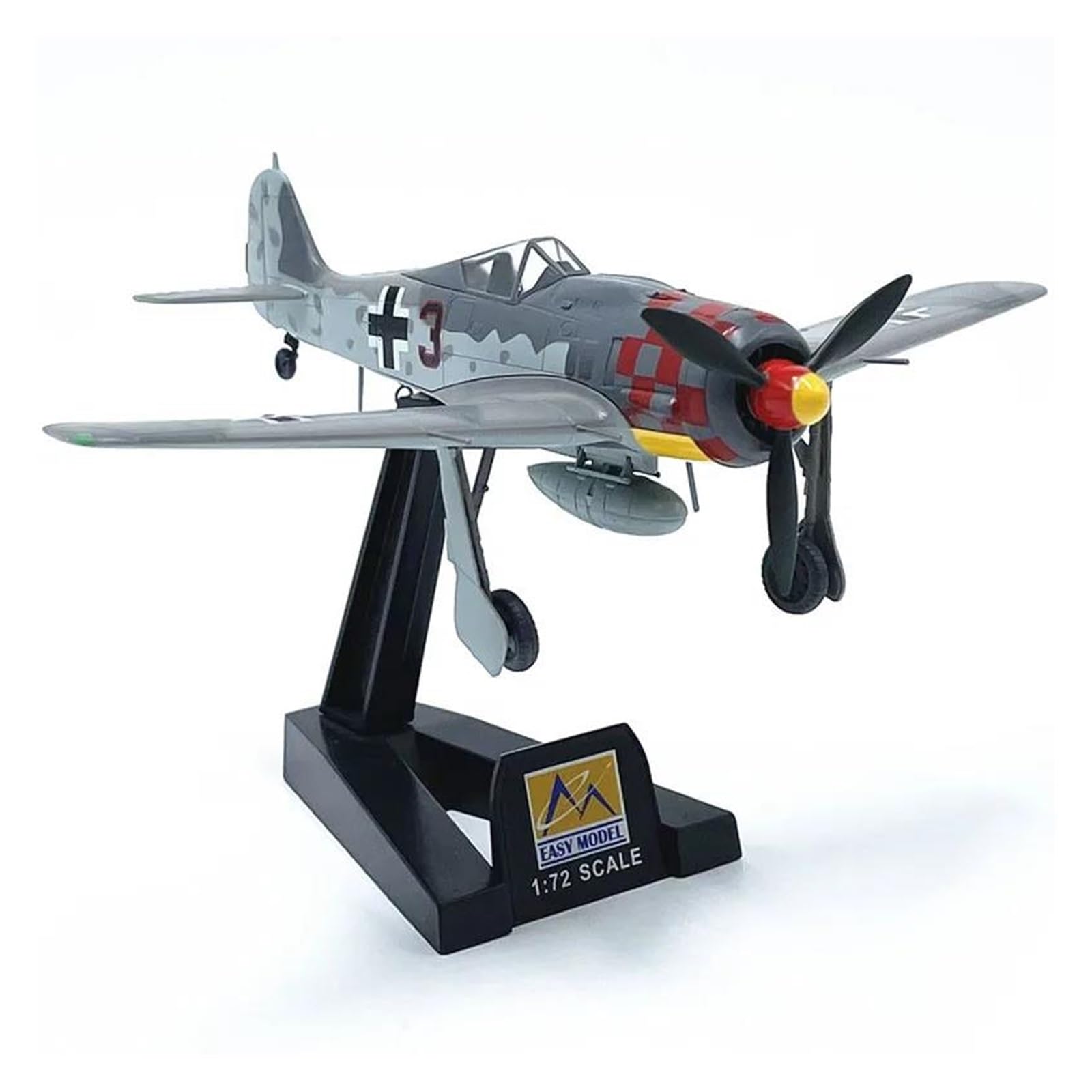 Pressofuso in Metallo pressofuso per Aereo in Scala 1:72 per FW190 A-6 Fighter Modello di Aeroplano finito Simulazione Giocattolo statico da Collezione per Raccolta ed Esposizione