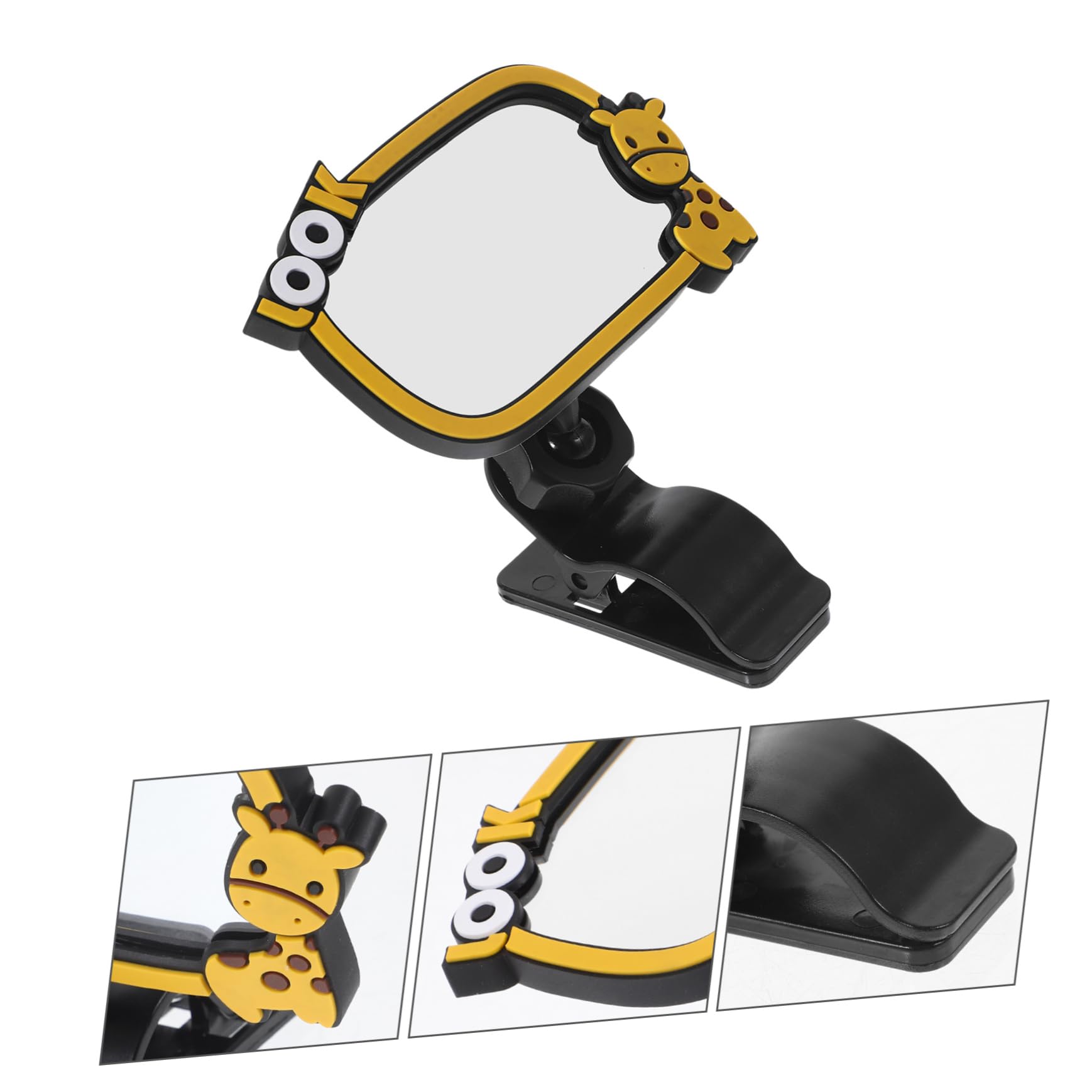 RORPOIR Car Rear Mirror for Baby Rear Facing Baby Mirror for Car Glass Rubber Safe Monitoring