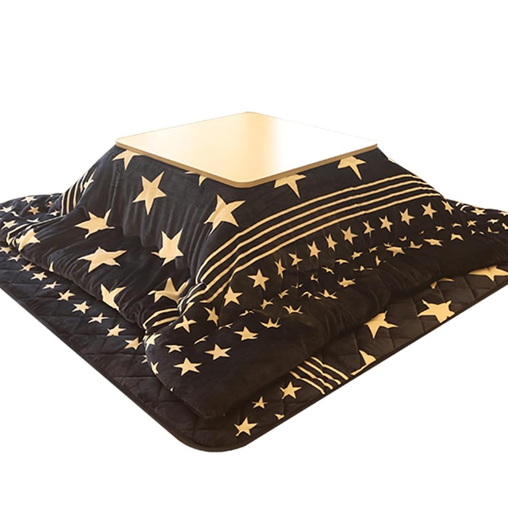 Set da Tavolo Kotatsu, Tavolo Basso riscaldante Elettrico per sedersi sul Pavimento, Dispositivo di Riscaldamento per la Famiglia, Tavolo Quadrato con Stufa Invernale per,