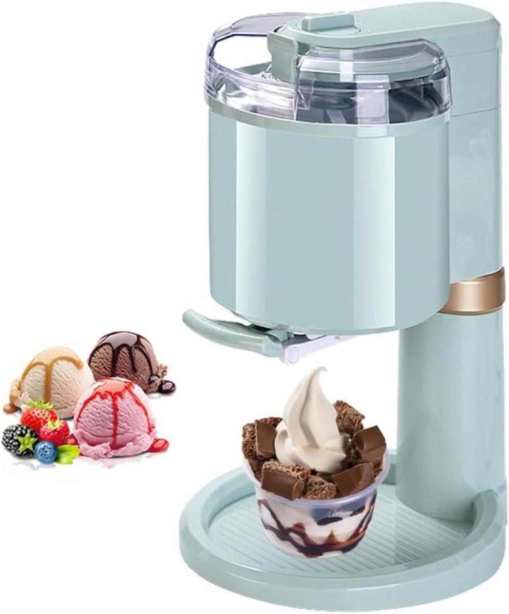 Sherbet Ice Cream Machine,Yogurt Machine,Home DIY Kitchen Home Ice Cream Maker Machine,Mini Fruit Soft Serve Ice Cream Machine J5