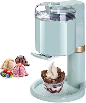 Sherbet Ice Cream Machine,Yogurt Machine,Home DIY Kitchen Home Ice Cream Maker Machine,Mini Fruit Soft Serve Ice Cream Machine J5