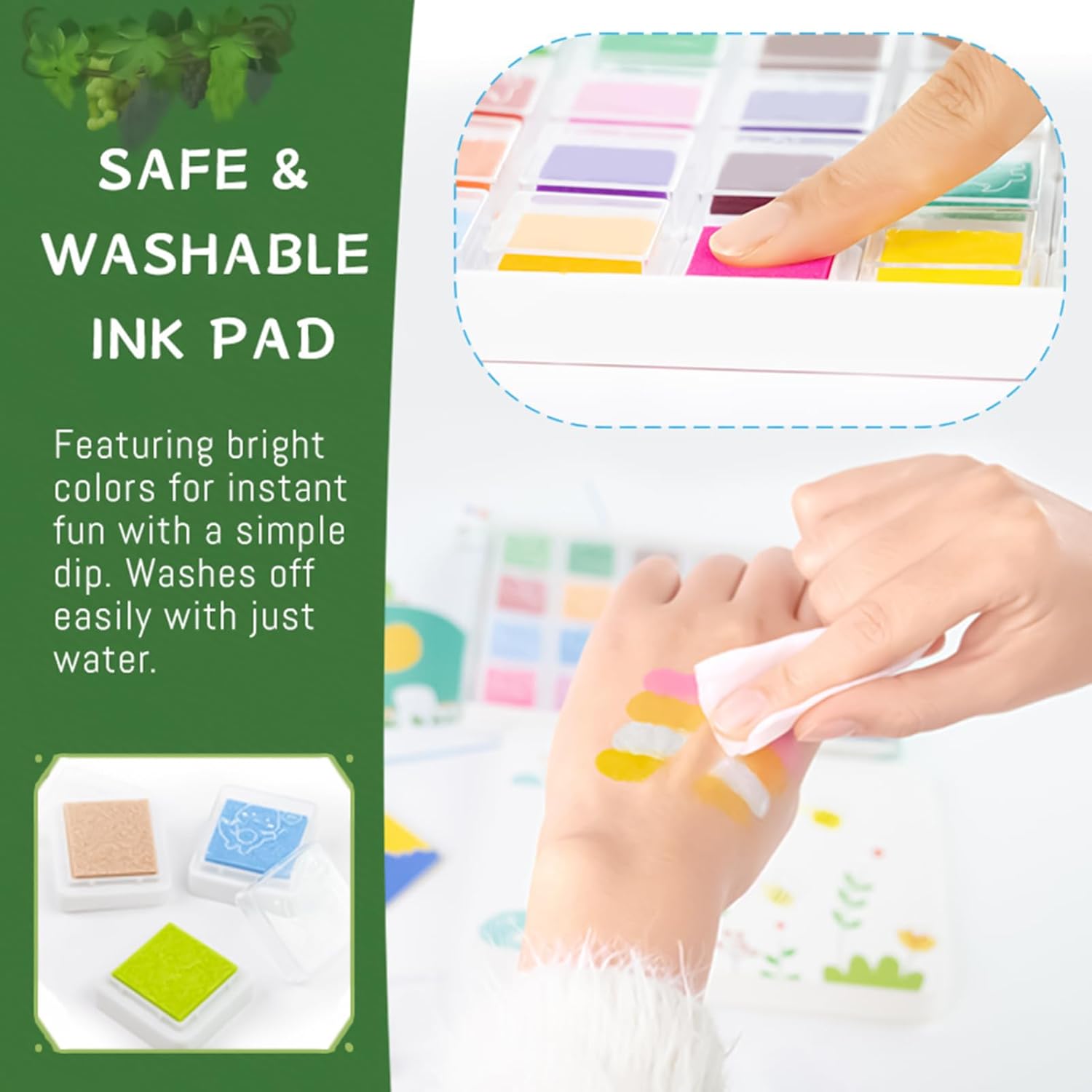 Finger Paint Pad,Washable Learning Activities,Kids Drawing Paper Pad Art Activities | for Classroom Travel Indoor Car Entertainment Birthday Development