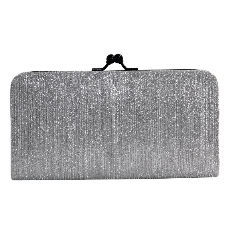 HERBAL HEALTH BAZAAR Glitter Clutch Purses for Women Evening Bags and Cluthes with Twist Lock,Bride Purse for Wedding Clutch Handbag for Party(SILVER) (B0BWMFQ21X) Amazon Price History, Amazon Price Tracker