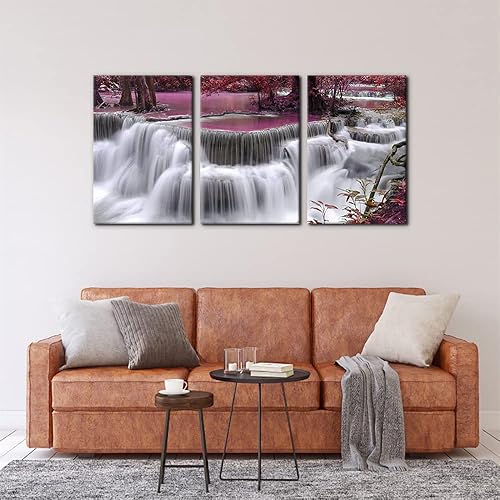 Vista 73 de 3 piezas de pintura verde para pared, parque nacional de Yosemite, agua clara, lago, montañas, árboles, rocas, impresiones sobre lienzo, decoración