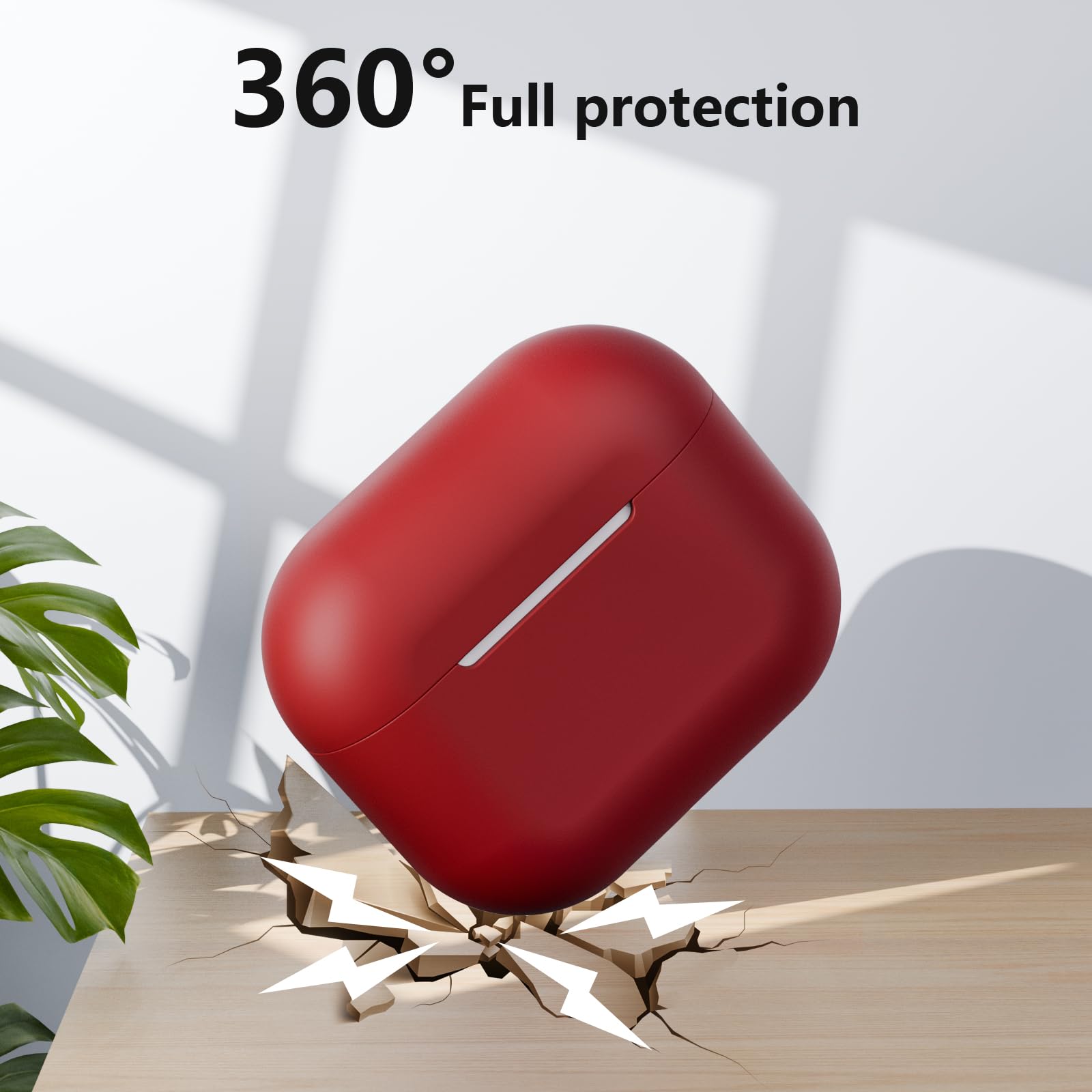 KOKOKA Coque Étui Compatible Avec AirPods 3rd Generation 2021 Avec Kit De Nettoyage Housse En Silicone Etui De Protection Pour Airpods 3 Avec Temoin Led Visible Sans Mousqueton Gray Blue